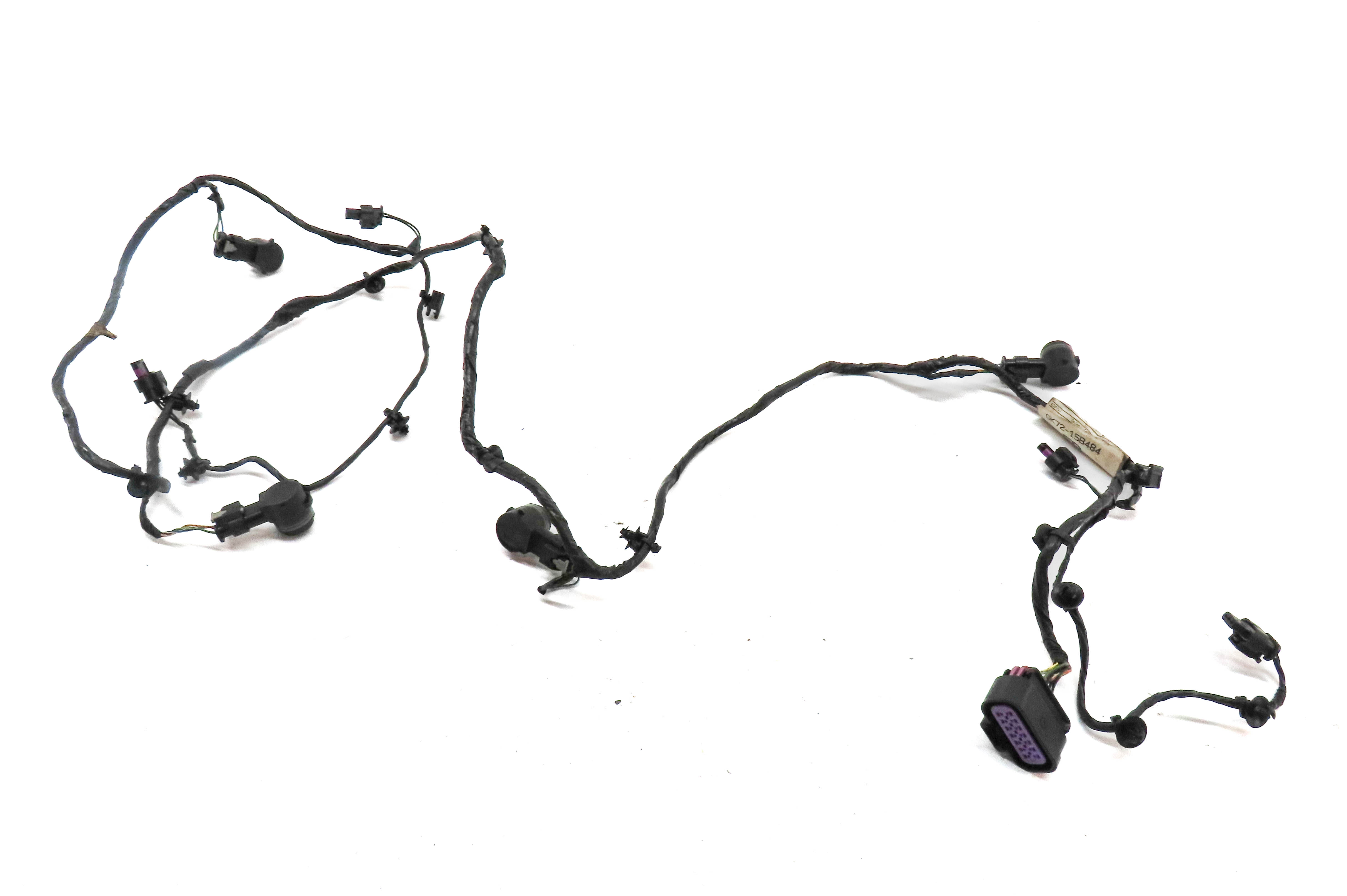 2017 DISCOVERY SPORT (L550) REART PARK ASSIST PDC SENSOR SET 4 (BLACK) & HARNESS — exact item pictured